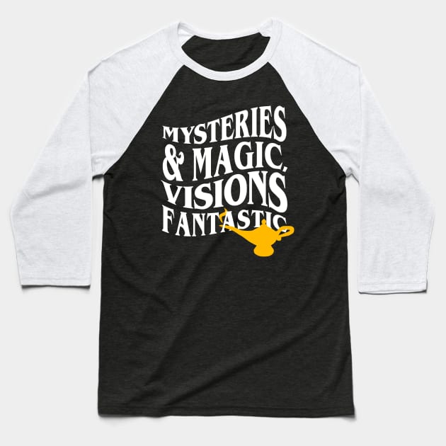 Visions Fantastic Baseball T-Shirt by parkhopperapparel